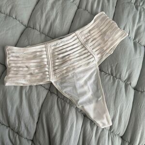 Victoria Secret New With Tags White Thong Underwear